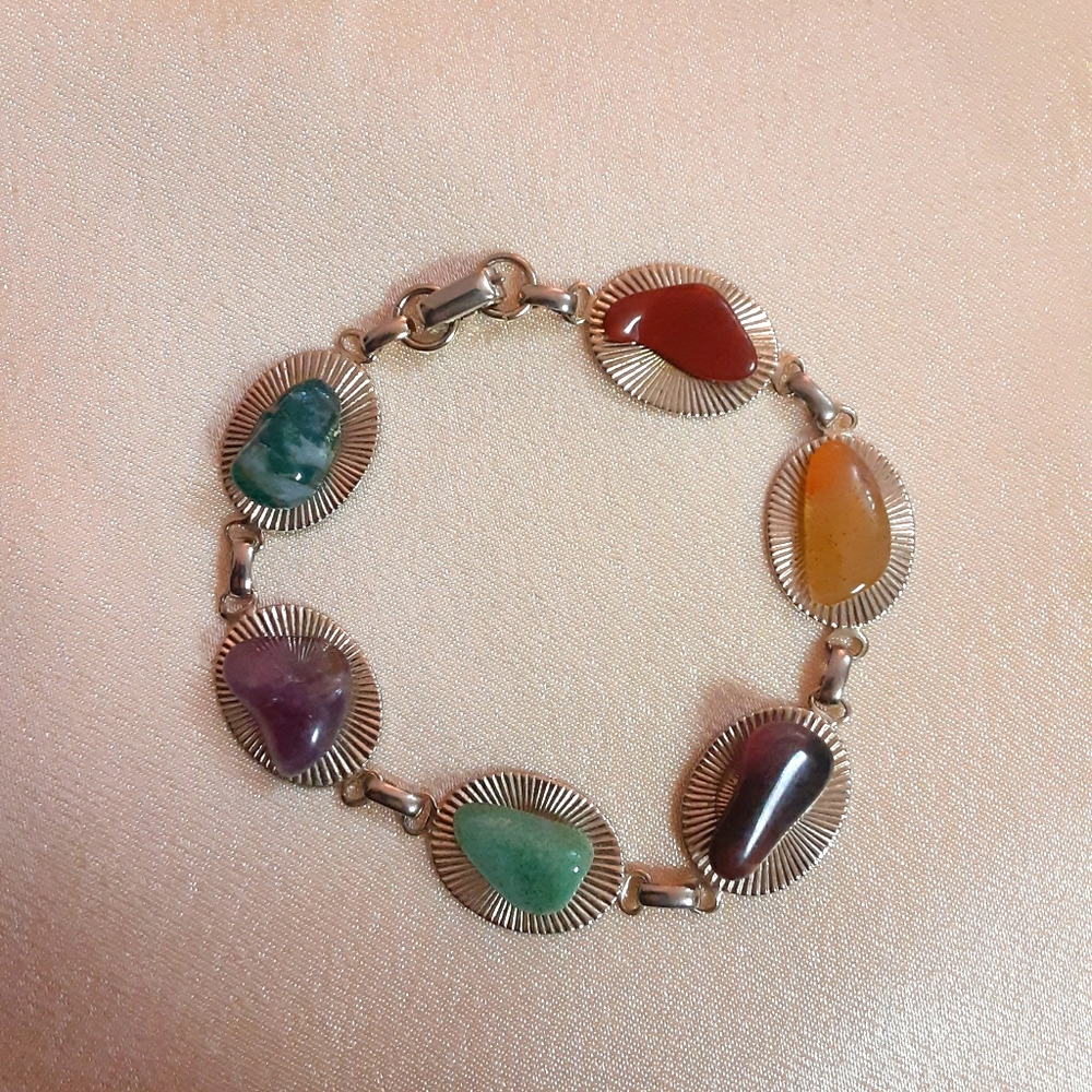 Vintage Tumbled Stone Bracelet